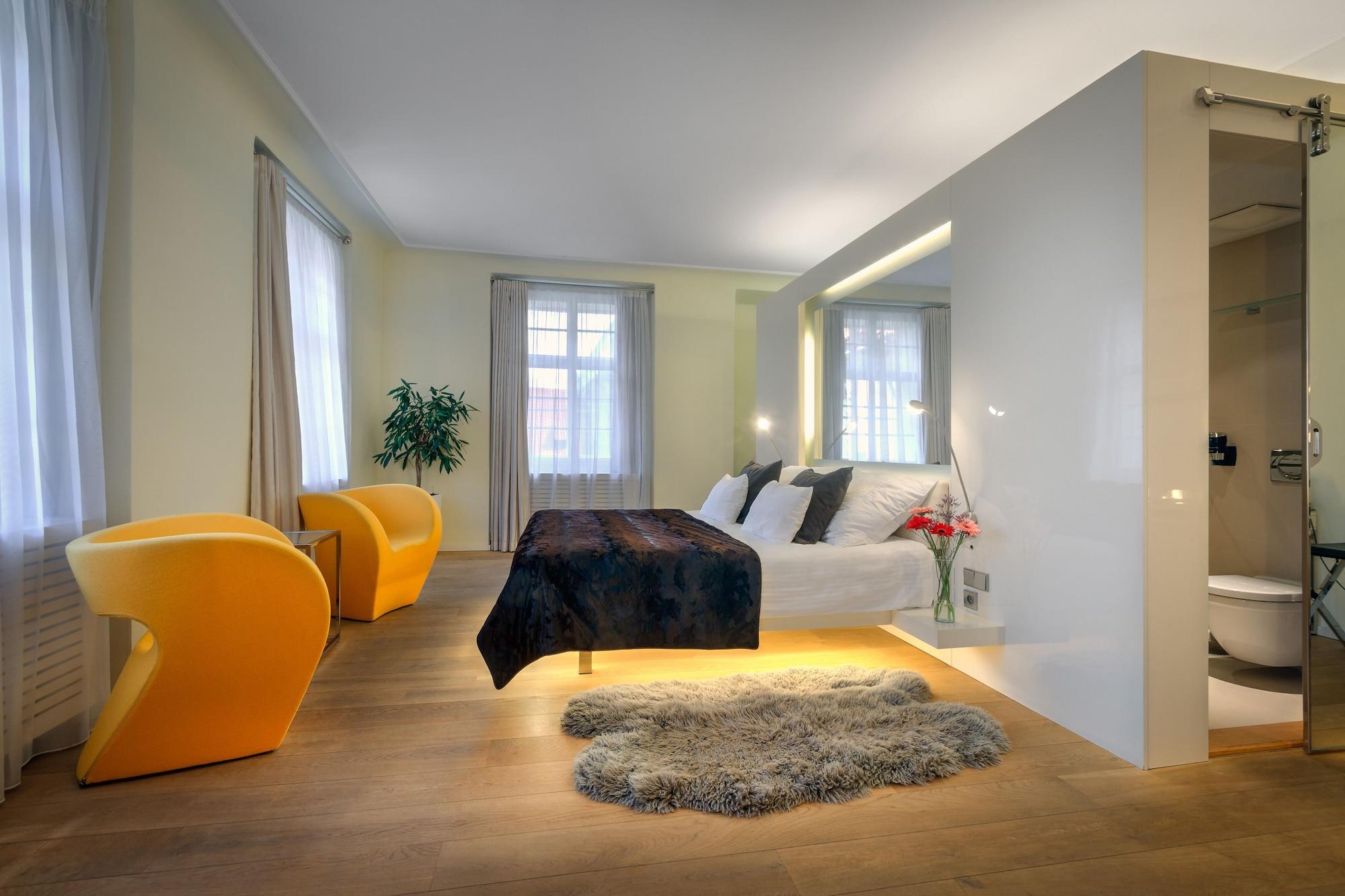 Hotel Three Storks Praga Exterior foto A room at the Hotel Axelmannstein