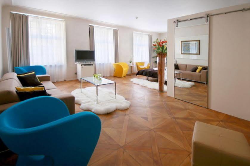 Hotel Three Storks Praga Exterior foto A typical apartment